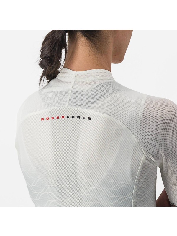 ŽENSKA KOLESARSKA MAJICA CASTELLI CLIMBER'S 2.0 W belo-siva