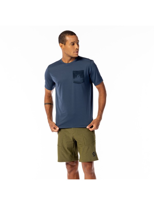 KOLESARSKA MAJICA SCOTT TEE GRAVEL 20 modra