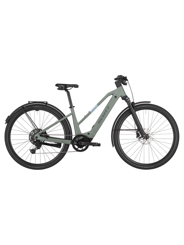 ELEKTRIČNO MESTNO KOLO SCOTT PASSAGE 30 SLOPE HIGHLAND GREEN 2025