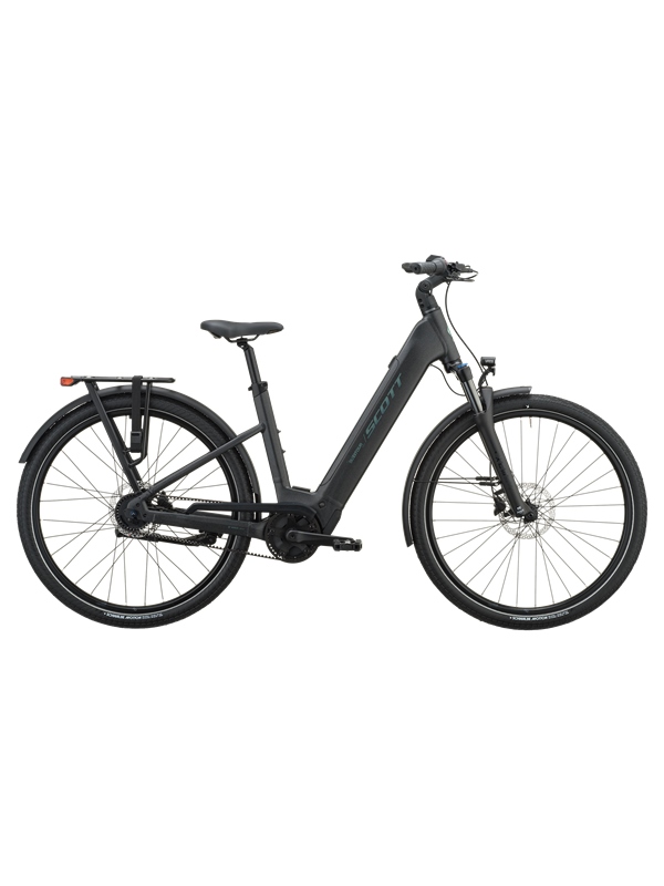 ELEKTRIČNO MESTNO KOLO SCOTT SUB TOUR 20 WAVE GRANITE BLACK 2027