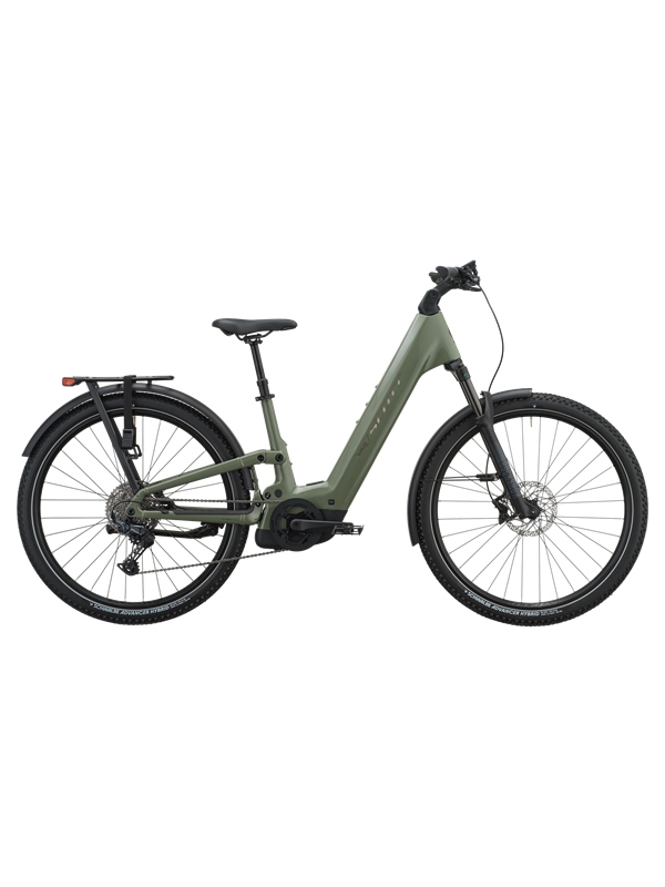 POLNOVZMETENO ELEKTRIČNO TREKING KOLO SCOTT E-VILLE 10 SUV TAWNY GREEN 2027
