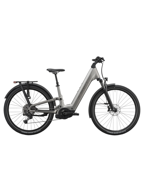 POLNOVZMETENO ELEKTRIČNO TREKING KOLO SCOTT E-VILLE 20 TUNGSTEN GREY 2027