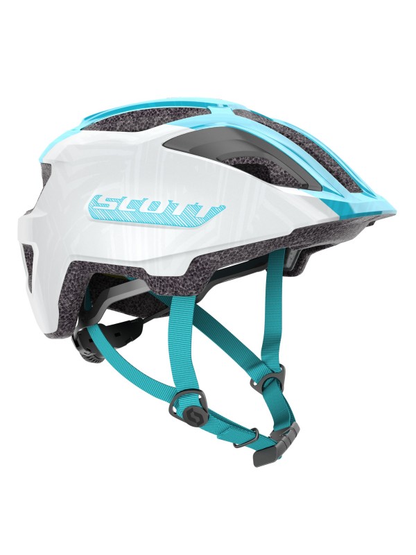 OTROŠKA KOLESARSKA ČELADA SCOTT SPUNTO JUNIOR belo-modra