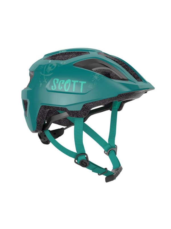 OTROŠKA KOLESARSKA ČELADA SCOTT SPUNTO KID temno zelena