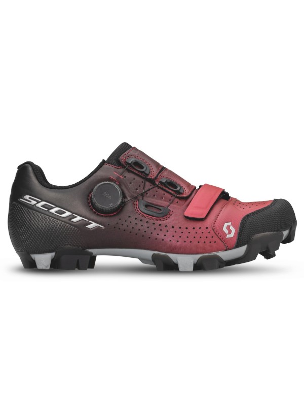 ŽENSKI GORSKI KOLESARSKI ČEVLJI SCOTT MTB TEAM BOA® black fade/metallic red