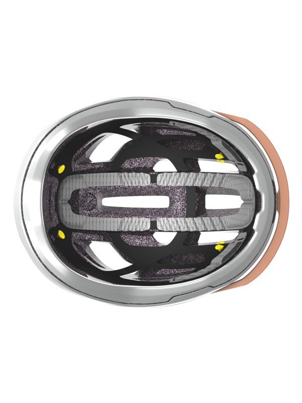 KOLESARSKA ČELADA SCOTT ARX PLUS bela-rose gold