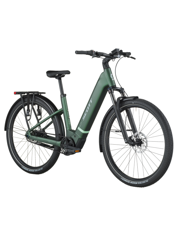 ELEKTRIČNO MESTNO KOLO SCOTT SUB TOUR 10 WAVE KELP GREEN 2026