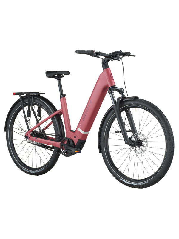 ELEKTRIČNO MESTNO KOLO SCOTT SUB TOUR 10 WAVE MAGENTA RED 2026