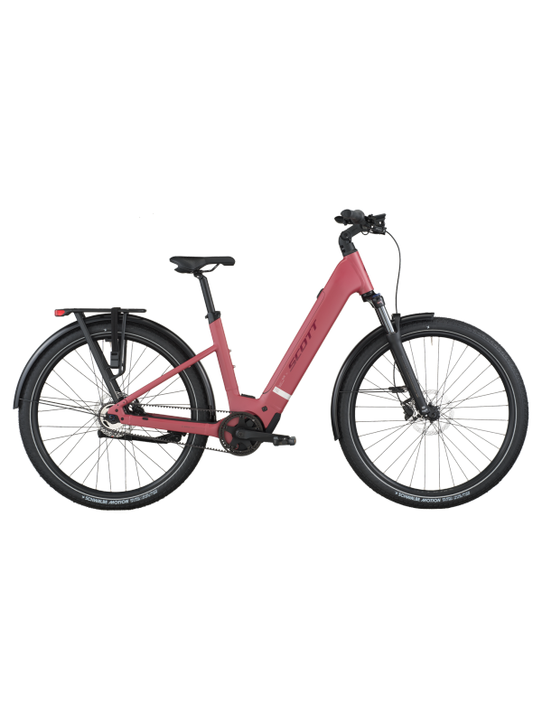 ELEKTRIČNO MESTNO KOLO SCOTT SUB TOUR 10 WAVE MAGENTA RED 2026