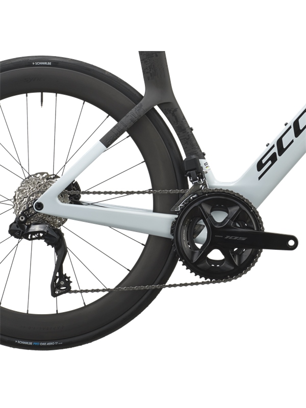 CESTNO KOLO SCOTT FOIL RC 20 CUMULUS WHITE/CARBON BLACK 2027