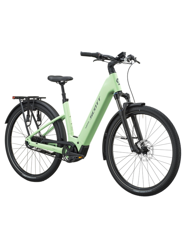 ELEKTRIČNO MESTNO KOLO SCOTT SUB TOUR 10 WAVE PARADISE GREEN 2027