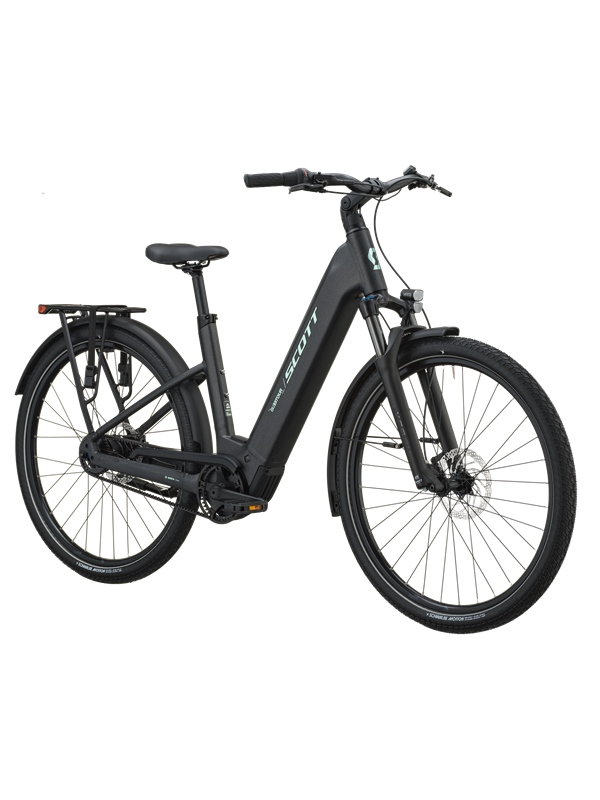 ELEKTRIČNO MESTNO KOLO SCOTT SUB TOUR 20 WAVE GRANITE BLACK 2027