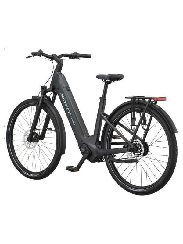 ELEKTRIČNO MESTNO KOLO SCOTT SUB TOUR 20 WAVE GRANITE BLACK 2027