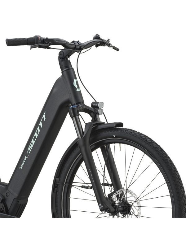 ELEKTRIČNO MESTNO KOLO SCOTT SUB TOUR 20 WAVE GRANITE BLACK 2027