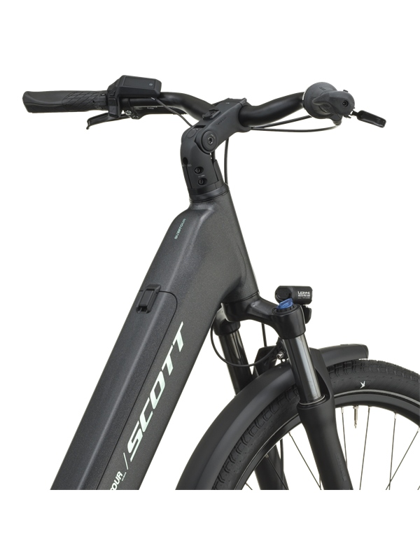 ELEKTRIČNO MESTNO KOLO SCOTT SUB TOUR 20 WAVE GRANITE BLACK 2027