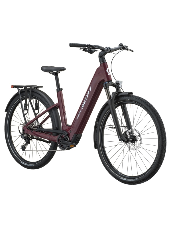 ELEKTRIČNO MESTNO KOLO SCOTT SUB SPORT 20 WAVE AUBERGINE PURPLE 2027