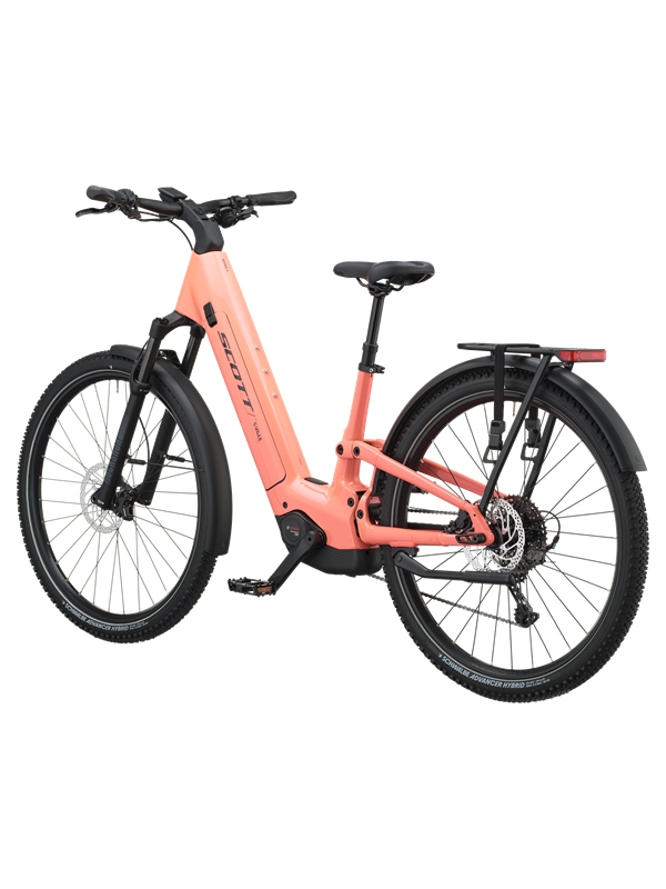 POLNOVZMETENO ELEKTRIČNO TREKING KOLO SCOTT E-VILLE 10 SUV PEACH PINK 2027