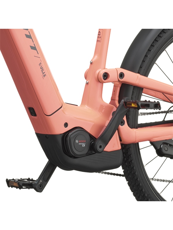 POLNOVZMETENO ELEKTRIČNO TREKING KOLO SCOTT E-VILLE 10 SUV PEACH PINK 2027