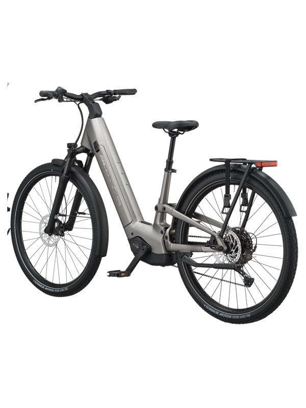 POLNOVZMETENO ELEKTRIČNO TREKING KOLO SCOTT E-VILLE 20 TUNGSTEN GREY 2027