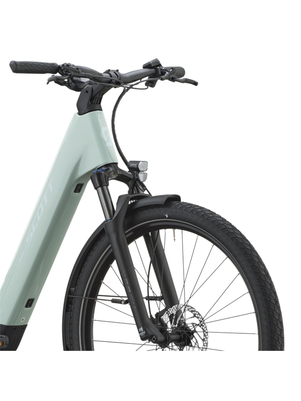 POLNOVZMETENO ELEKTRIČNO TREKING KOLO SCOTT E-VILLE 20 SILT GREEN 2027