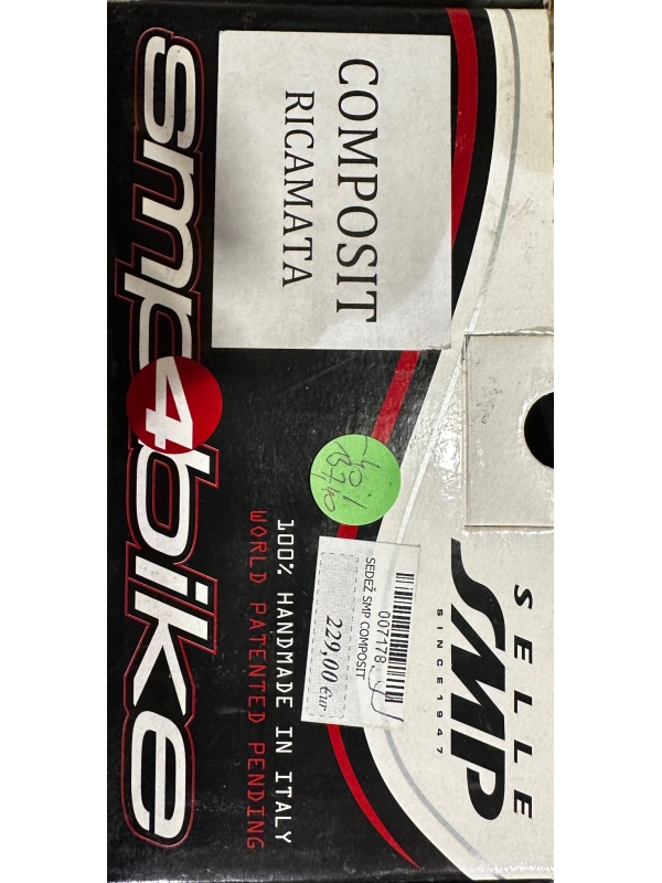 SEDEŽ SELLE SMP COMPOSIT NERA RICAMATA