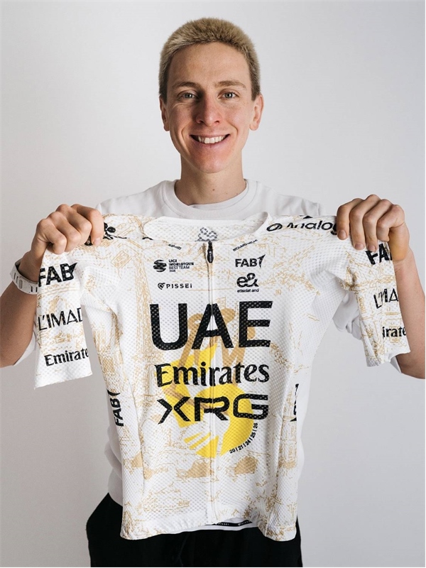 KOLESARSKA MAJICA PISSEI UAE SUPERLIGHT - 5TH TOUR DE FRANCE VICTORY