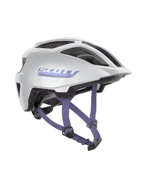 OTROŠKA ČELADA SCOTT SPUNTO PLUS JUNIOR belo-vijolična