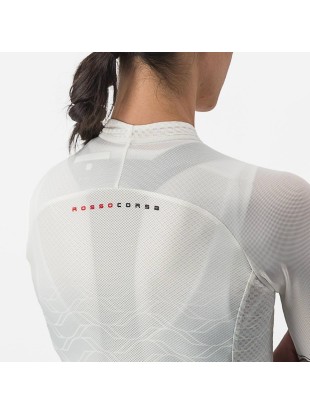 ŽENSKA KOLESARSKA MAJICA CASTELLI CLIMBER'S 2.0 W belo-siva