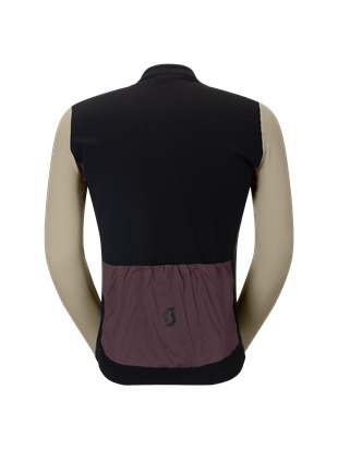 KOLESARSKA MAJICA/JAKNA SCOTT ENDURANCE WARM LS črna/kakav