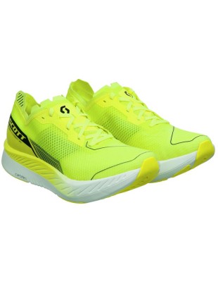 ŽENSKI TEKAŠKI COPATI SCOTT SPEED CARBON RC rumeno/bela  akcijska cena