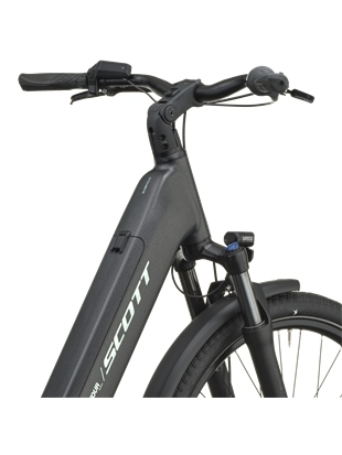 ELEKTRIČNO MESTNO KOLO SCOTT SUB TOUR 20 WAVE GRANITE BLACK 2027