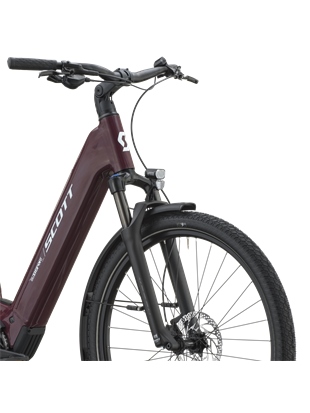 ELEKTRIČNO MESTNO KOLO SCOTT SUB SPORT 20 WAVE AUBERGINE PURPLE 2027