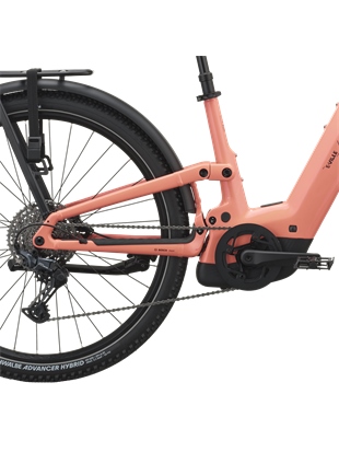 POLNOVZMETENO ELEKTRIČNO TREKING KOLO SCOTT E-VILLE 10 SUV PEACH PINK 2027