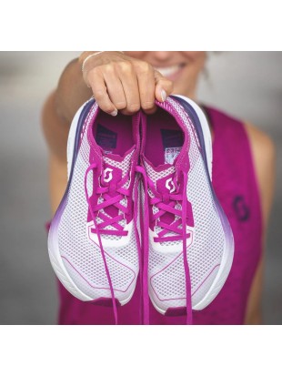 ŽENSKI TEKAŠKI COPATI SCOTT SPEED CARBON RC belo/roza akcijska cena