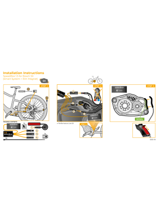E-BIKE TUNING ČIP SPEEDBOX BOSCH SX 1.5 SMART + Rim Magnet