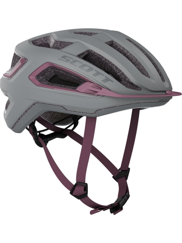 KOLESARSKA ČELADA SCOTT ARX sivo-vijola