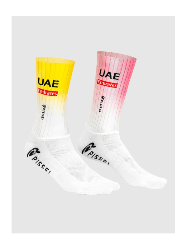 KOLESARSKE NOGAVICE PISSEI  TEAM UAE AERO SOCK GIRO-TOUR TADEJ POGAČAR 2024