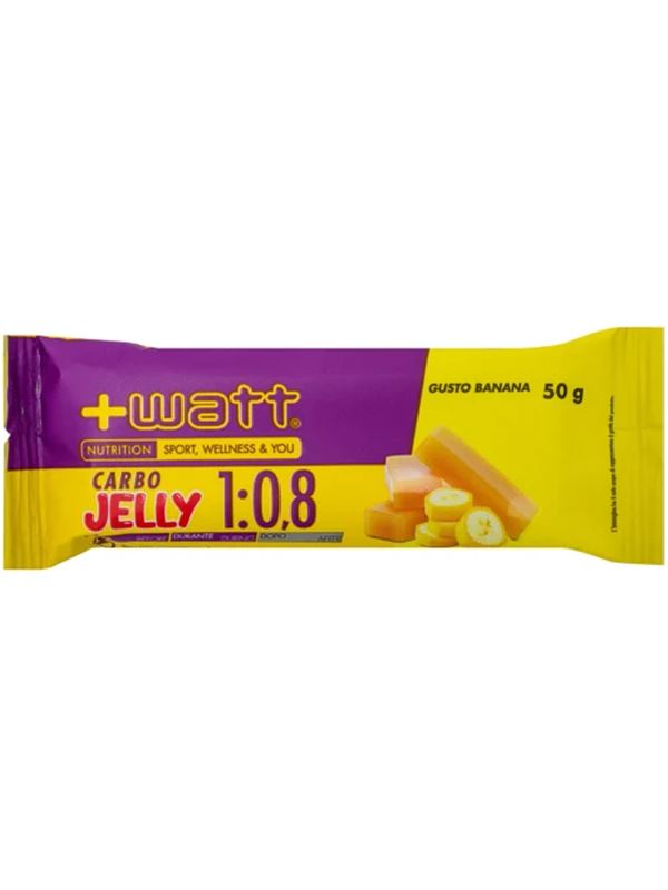 ENERGIJSKI PLOŠČICA +WATT CARBO JELLY 1:0,8 banana
