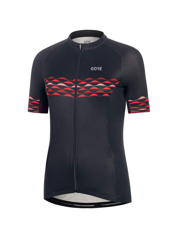 ŽENSKA KOLESARSKA MAJICA GORE SKYLINE črno-roza