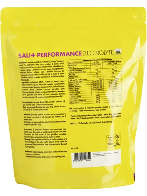 NAPITEK +WATT SALI+ PERFORMANCE ELECTROLYTE