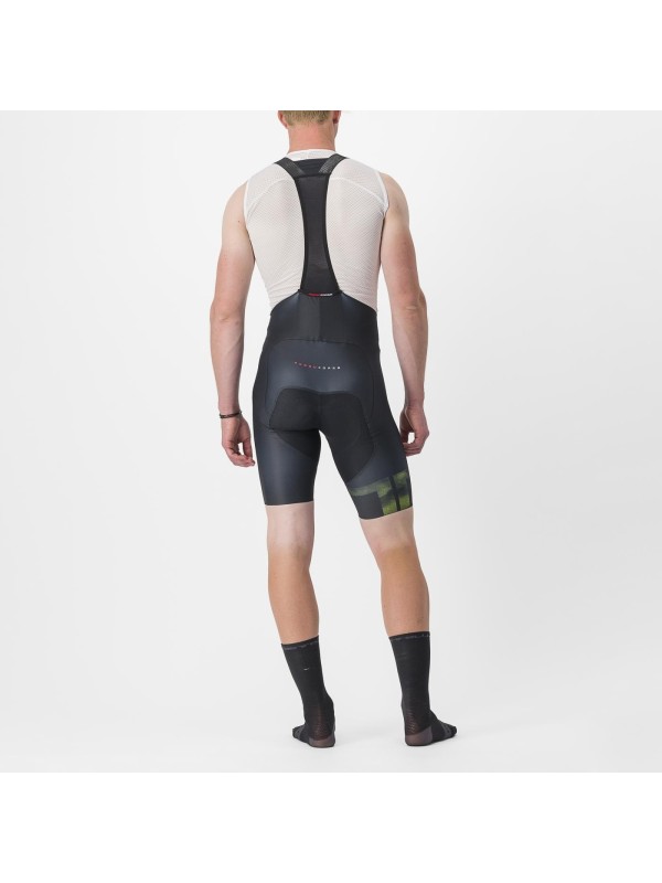 KOLESARSKE HLAČE CASTELLI FREE AERO RC KIT BIBSHORT črno/zelena