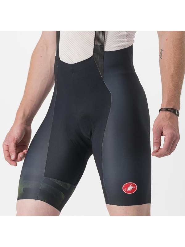 KOLESARSKE HLAČE CASTELLI FREE AERO RC KIT BIBSHORT črno/zelena