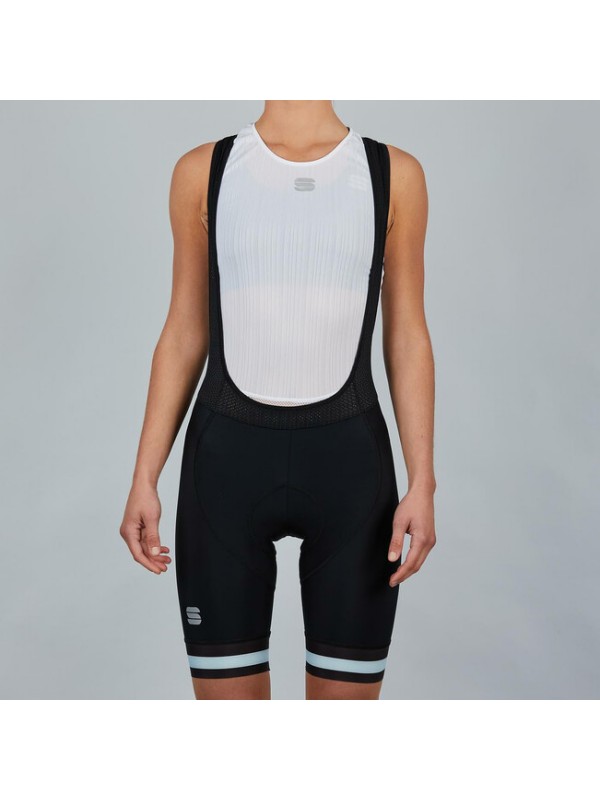 ŽENSKE KOLESARSKE HLAČE SPORTFUL BODYFIT CLASSIC W BIBS črno-bela