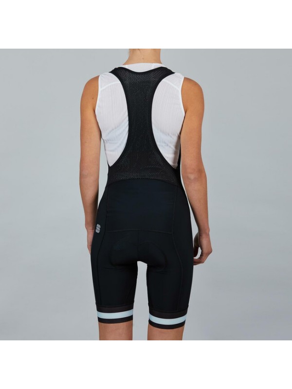 ŽENSKE KOLESARSKE HLAČE SPORTFUL BODYFIT CLASSIC W BIBS črno-bela