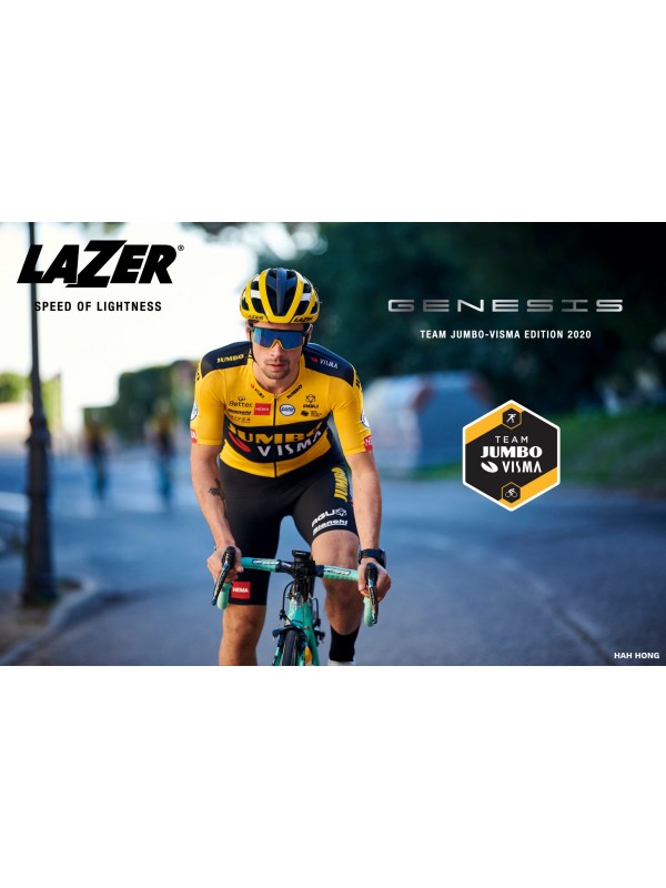 KOLESARSKA ČELADA LAZER GENESIS - TEAM JUMBO VISMA edition