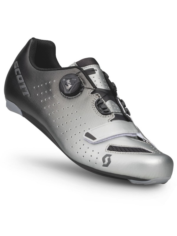 CESTNI KOLESARSKI ČEVLJI SCOTT ROAD COMP BOA® black fade/metallic silver