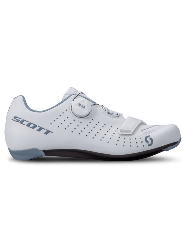 ŽENSKI CESTNI KOLESARSKI ČEVLJI SCOTT ROAD COMP BOA® matt white/light blue