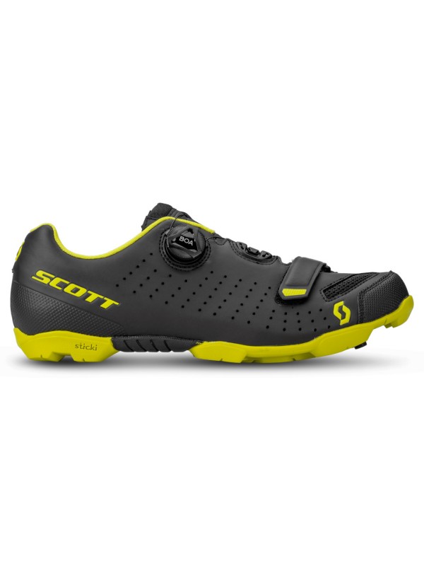 GORSKI KOLESARSKI ČEVLJI SCOTT MTB COMP BOA® matt black/sulphur yellow