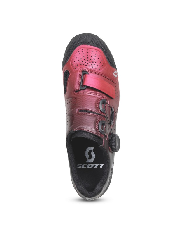 ŽENSKI GORSKI KOLESARSKI ČEVLJI SCOTT MTB TEAM BOA® black fade/metallic red