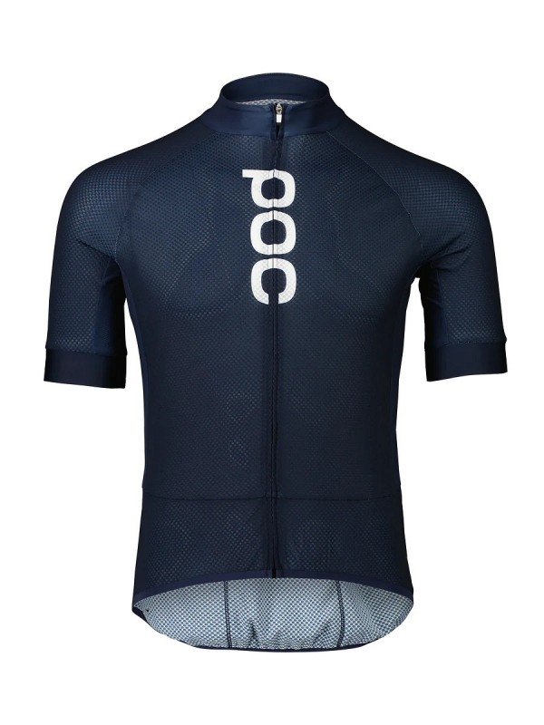 KOLESARSKA MAJICA POC ESSENTIAL ROAD LOGO JERSEY temno modra